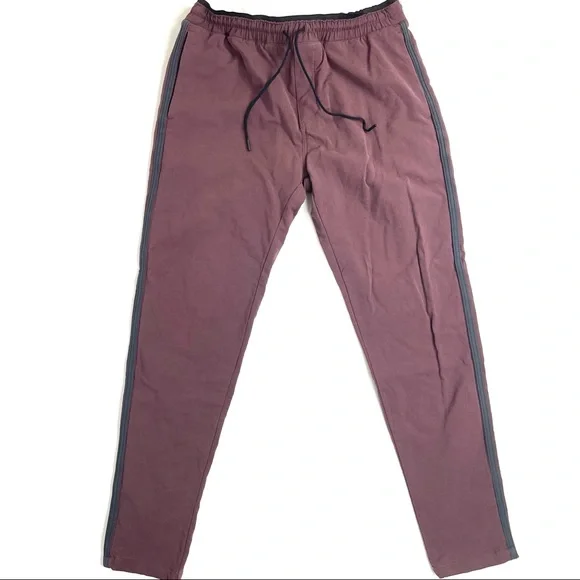 Zanerobe Joggers Sweatpants Burgundy Pants Size 36 - Picture 2 of 9
